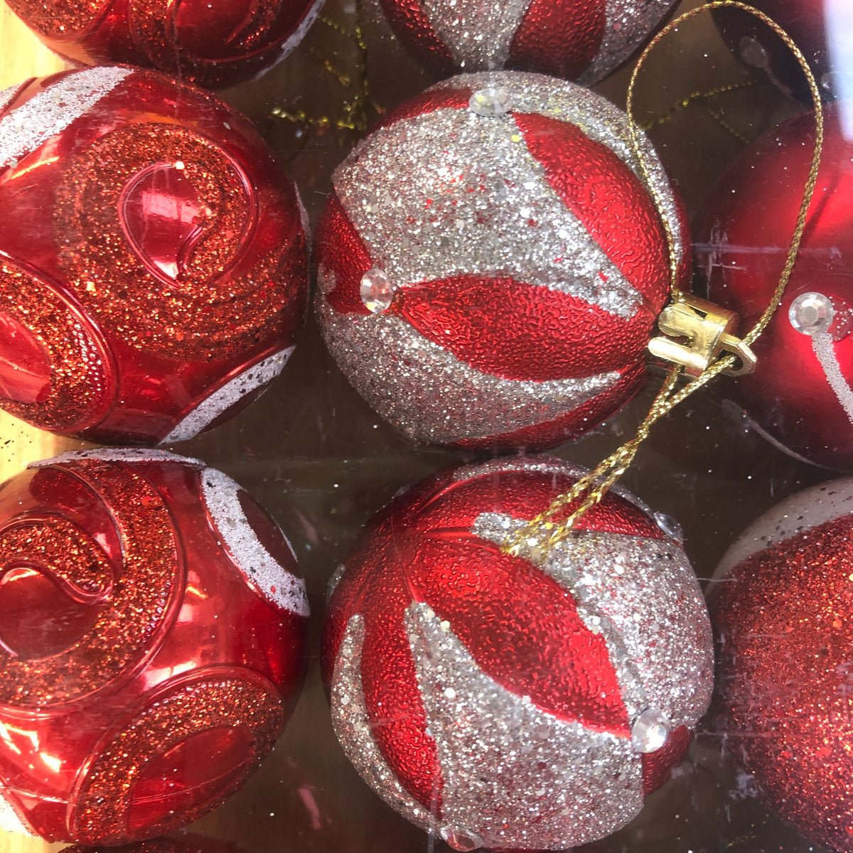 Sea Team 25 Pack Red Christmas Ornaments