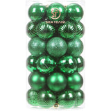 Green Christmas Ornaments Decoration Home Party Seasonal 41 Pack