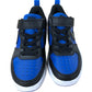 Nike HM6298 480 Air Kids Trainers UK10.5 Black Blue Non Leather Comfort