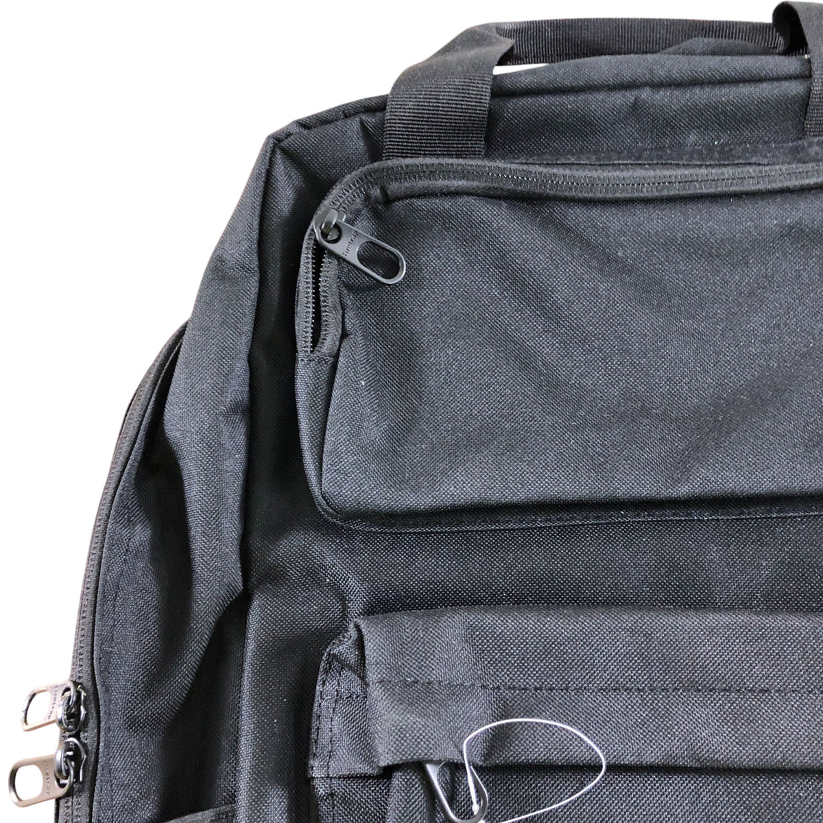 Firetrap Black Backpack With Multiple Pockets Lightweight Durable Design