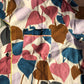 Colourful Leaf Print Shirt Size XL Women's Casual Long Sleeve Top