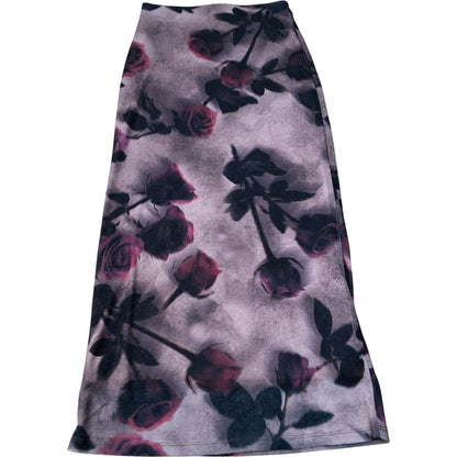 River Island Floral Print Long Skirt Women's Stretchy Comfortable