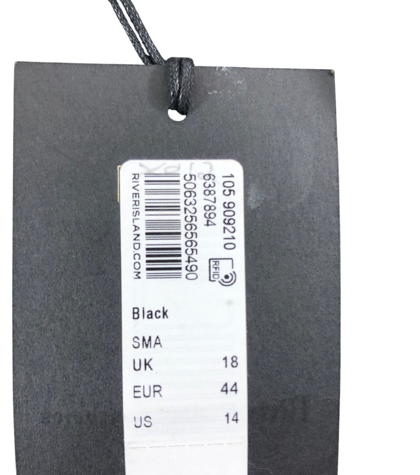 River Island Black Camisole Top UK18 Women's Scallop Hem Sleeveless Fashion