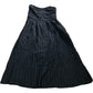 River Island Black Maxi Dress UK8 Women's Strapless Casual Cotton Summer
