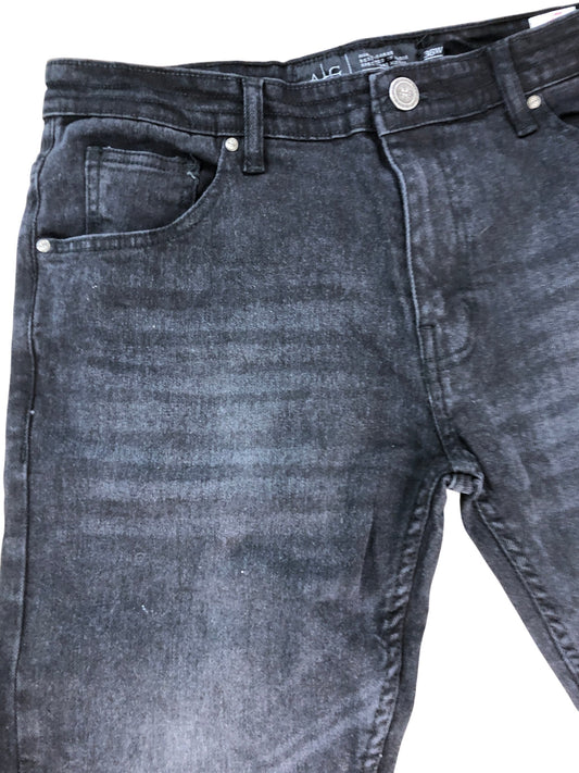 AVANT-GARDE Staple Jeans 36W 30L Men's Black Slim Fit Stretch Denim