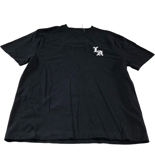 River Island Studios Black Graphic T-Shirt M Men Los Angeles Casual Wear
