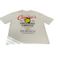 Camino's T-Shirt UK Medium Men's White Short Sleeve Lemon Graphic Tee