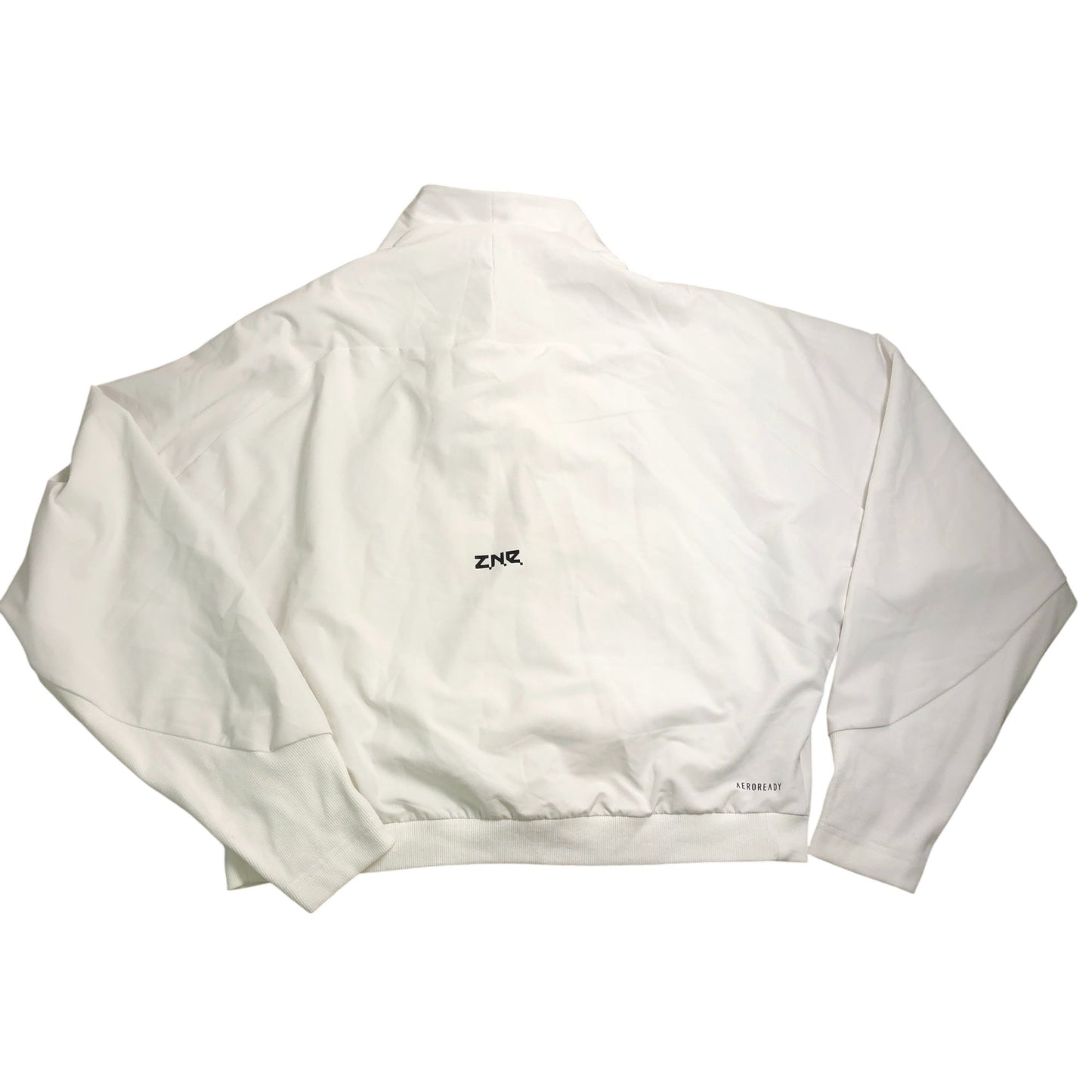 Adidas W Z.N.E Wvn Qz Women's Medium White Zip Sweatshirt Activewear