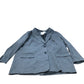 Women's Grey Blazer Jacket Elegant Style Smart Casual Wear UK20