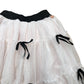 Girls Tulle Skirt Age 6 Years Pink Black Bow Detail