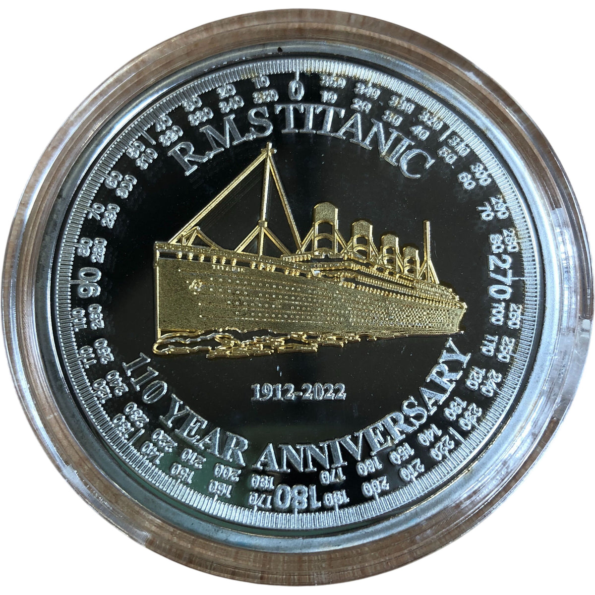 Eillwin Titanic 110 Year Anniversary Commemorative Coin R.M.S Titanic 1912-2022