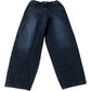 River Island Barrel Leg Black Jeans Size 6 Long