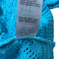 River Island Cardigan 11-12 Years Girls’ Button Up Knitted Bright Blue