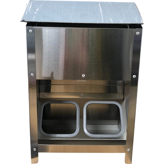 Large Stainless Steel Automatic Poultry Feeder Trough