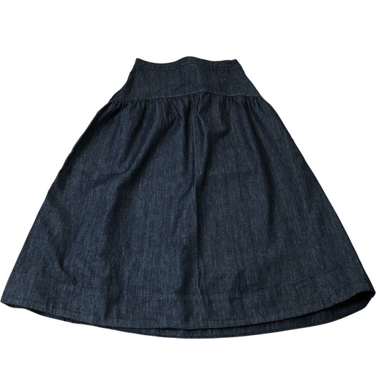 Dark Indigo Denim Maxi Skirt Size 10