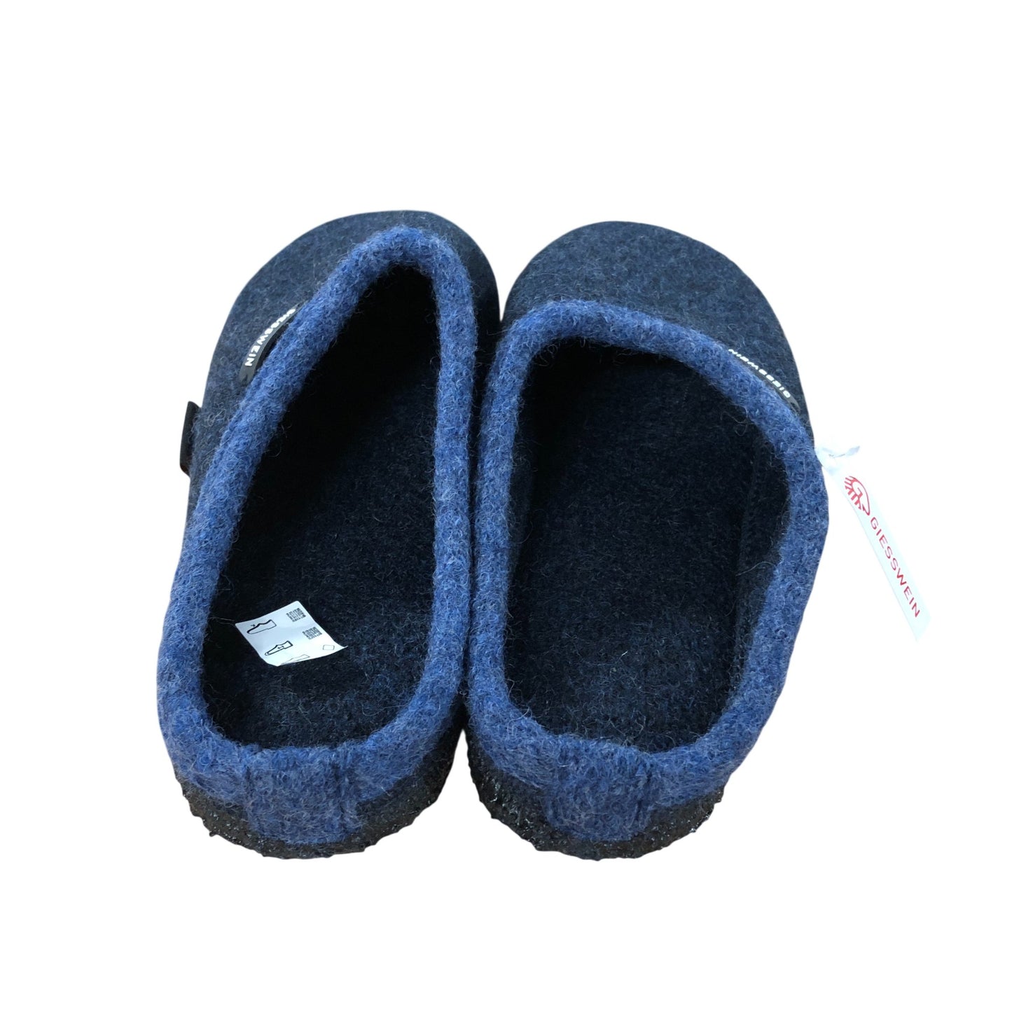 Giesswein Dannheim Slippers UK11.5 EU45 Men's Midnight Blue Wool Slip On