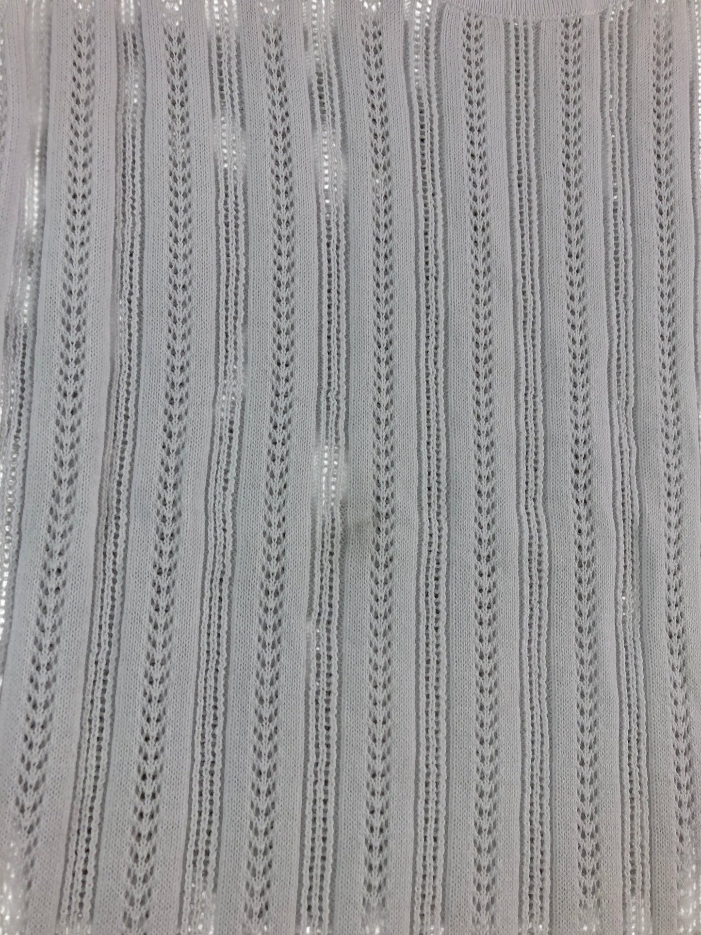 River Island Men's White Knit Sleeveless T-Shirt Size Extra Large Summer Top