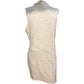 River Island Studios Sleeveless Dress UK14 Women's Beige Patterned Stretch