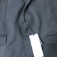 River Island Slim Fit Suit Jacket Blazer 48R Men's Black Polyester Viscose