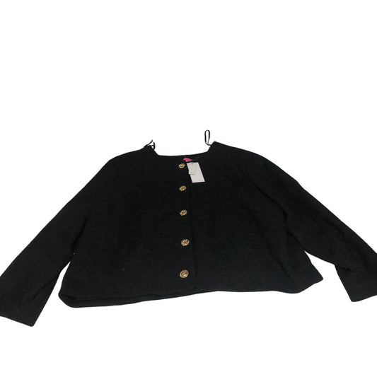 Cropped Cardigan Women's Black UK24