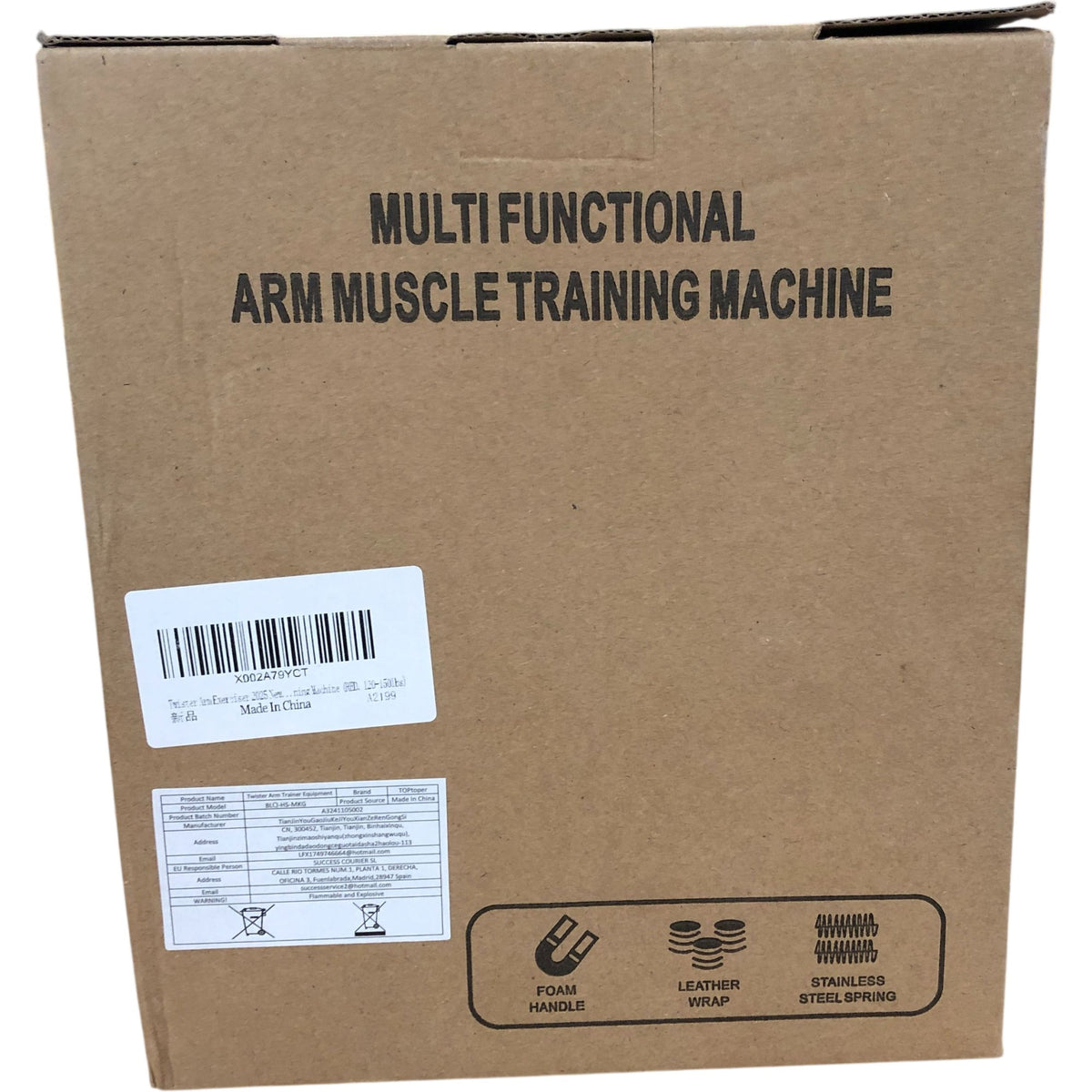 Power Twister Multi Functional Arm Muscle Training Machine 50KG Red Fitness