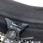 River Island Black Sweatshirt With Crystal Milan Detail Size L