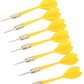 HRLORK Yellow Dart Flights Set 8 Pieces Dart Game Accessory Durable Performance