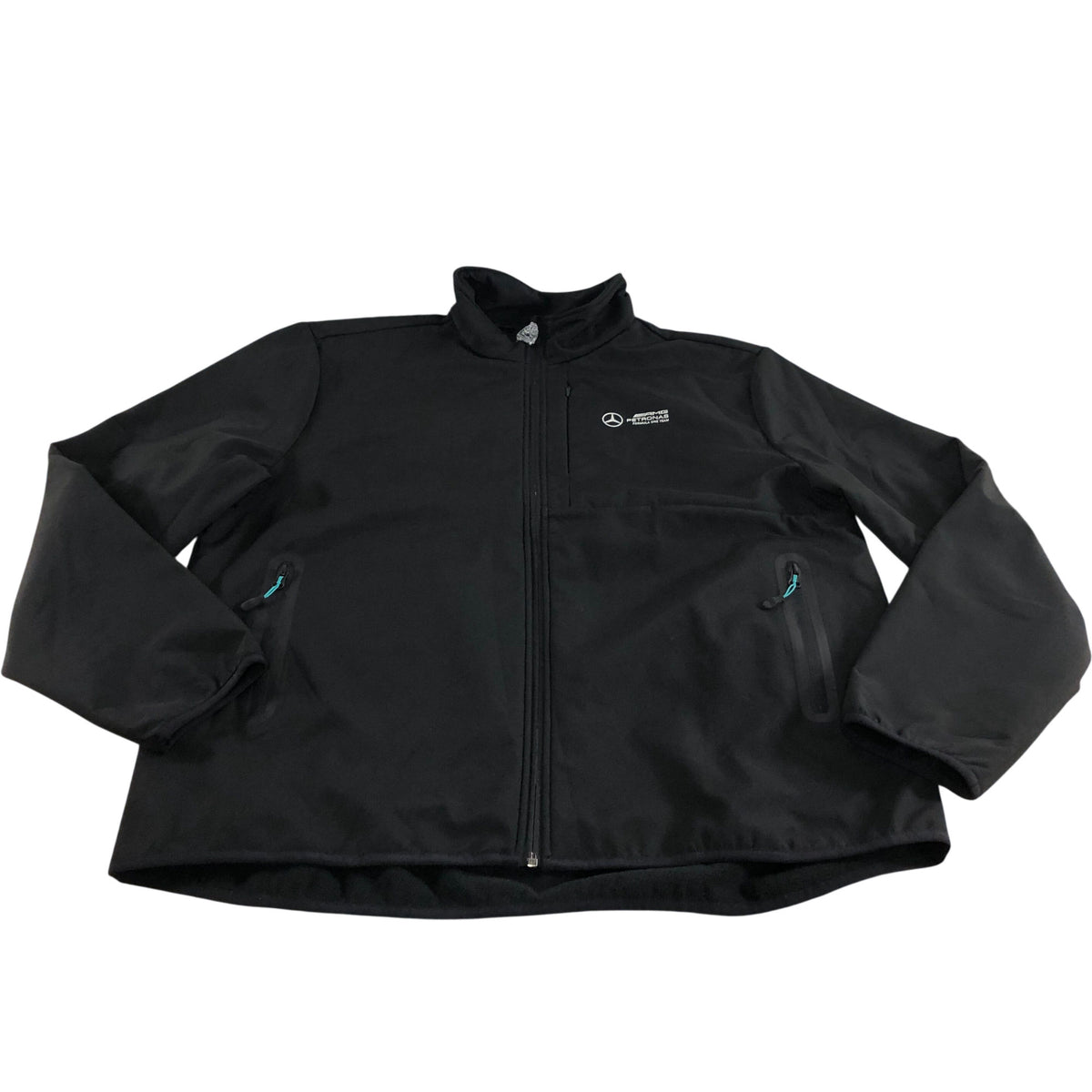 Mercedes AMG Petronas Formula One Team Mens Softshell Jacket Size XXL Black