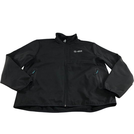 Mercedes AMG Petronas Formula One Team Mens Softshell Jacket Size XXL Black