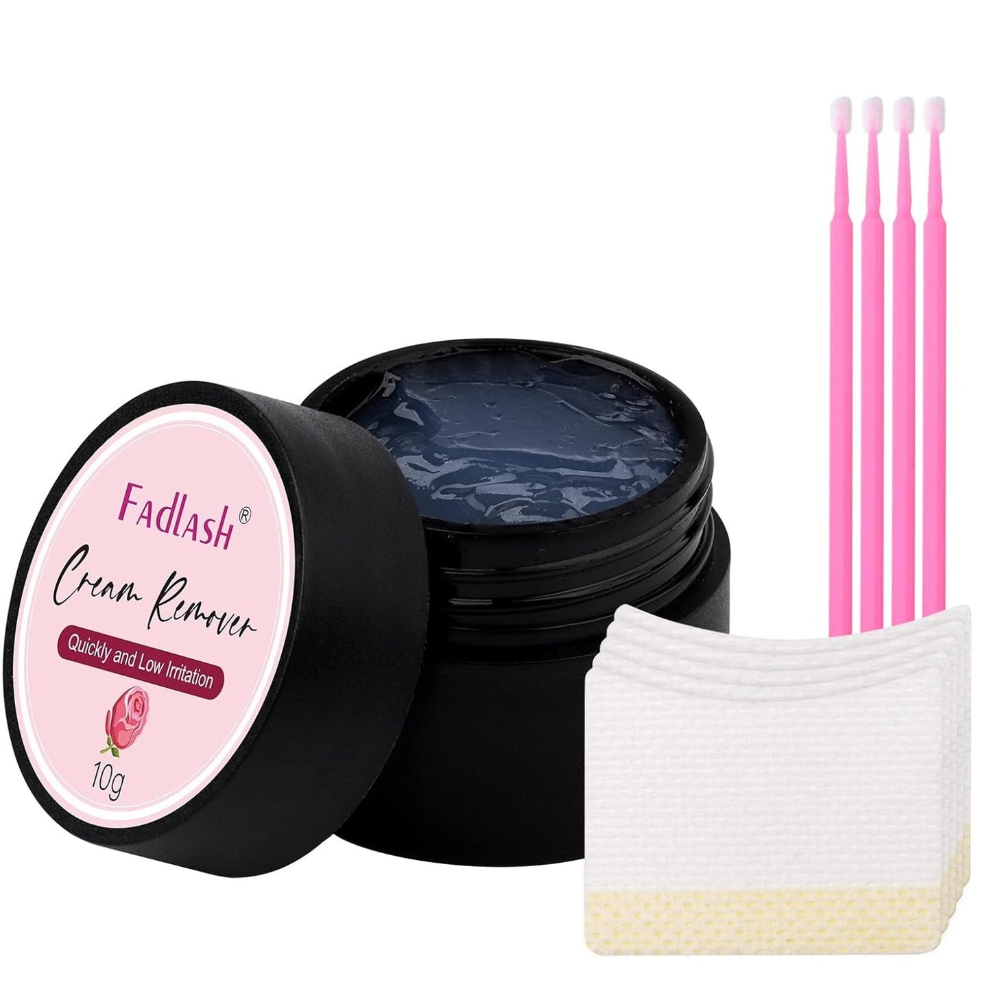 FadLash Cream Remover 10g Low Irritation Eyelash Extension Glue Remover