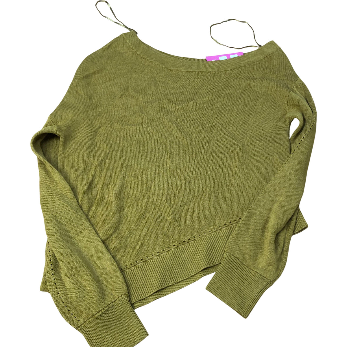 River Island Women's Knitted Sweater Size UK8 Long Sleeve Mustard Colour