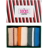 The Socks Company 3 Pack Women's Colourful Crew Socks Size UK 3.5-7
