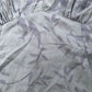 Long Sleeve Dress UK14 Women's Navy Floral Pattern Lattice Design