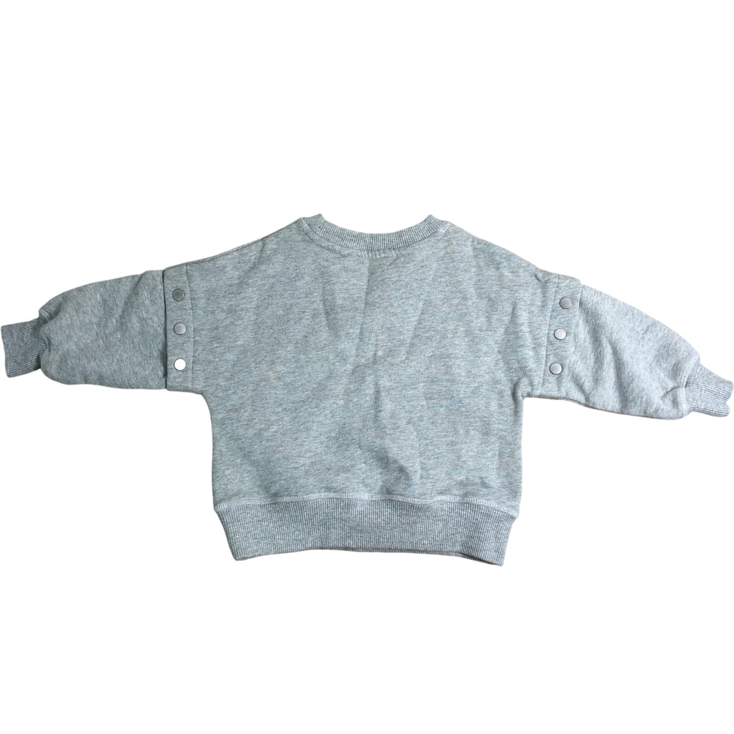 Allsaints Grey Sweatshirt 12 18 Months Girl Short Sleeves Casual Top