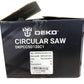 DEKO Circular Saw DKPCCSD120C1 1200W 185MM 4800RPM Cutting Tool Power Saw