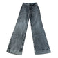 River Island High Rise Wide Grey Denim Jeans