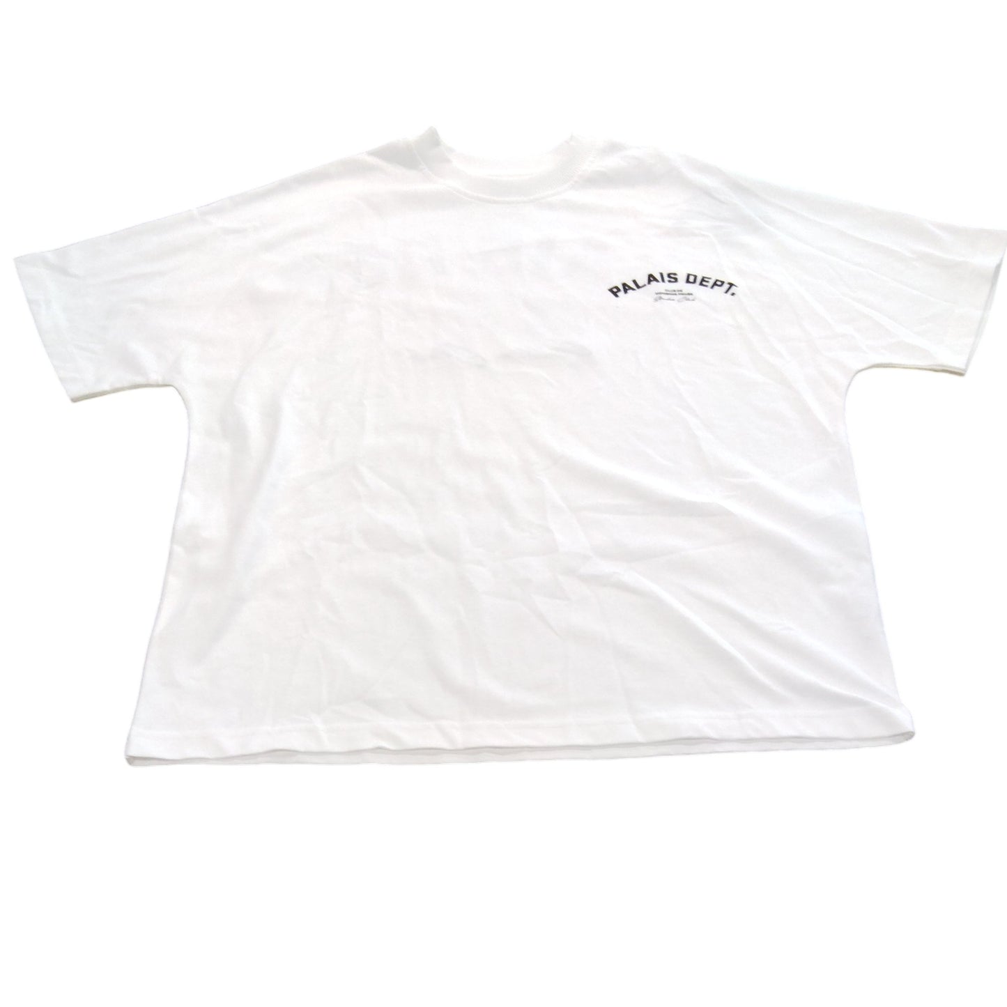 Palais Dept Studio Club T-Shirt UK Size M Men's White Cotton Casual Top