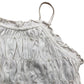 River Island Girls White Ruffled Crop Top 7-8 Years Sleeveless Summer Style