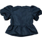 Baukjen Ophelia Bow Detail Blouse Caviar Black Size 12