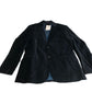 Branded Corduroy Blazer Size 38 Dark Navy Casual Men's Full Lined Jacket