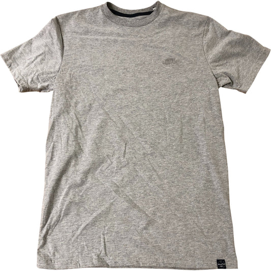 Men's Weird Fish Fished Graphic T-Shirt Small Grey Marl Cotton Blend