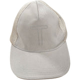 Ehtanee Mesh And Cotton Trucker Cap S/M Camel Unisex Adjustable Hat