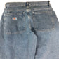 DICKIES 32X32 Men's Blue Denim Straight Leg Jeans Workwear