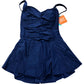 Win.Max One Piece Swimsuit Swimdress Skirted Deep Blue Size 12