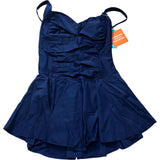 Win.Max One Piece Swimsuit Swimdress Skirted Deep Blue Size 12