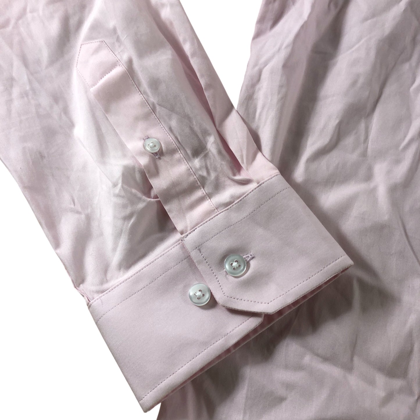 Limehaus Pink Slim Fit Shirt - Size 17.5"