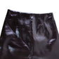 River Island UK8 Women's Faux Leather Midi Skirt Burgundy