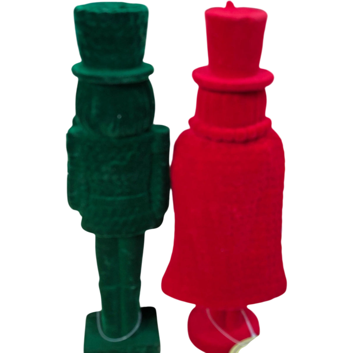Nutcracker Ornaments Set Red Green Holiday Decorations 7.5"