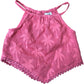 River Island Baby 12-18 Months Pink Palm Crop Top Summer Wear