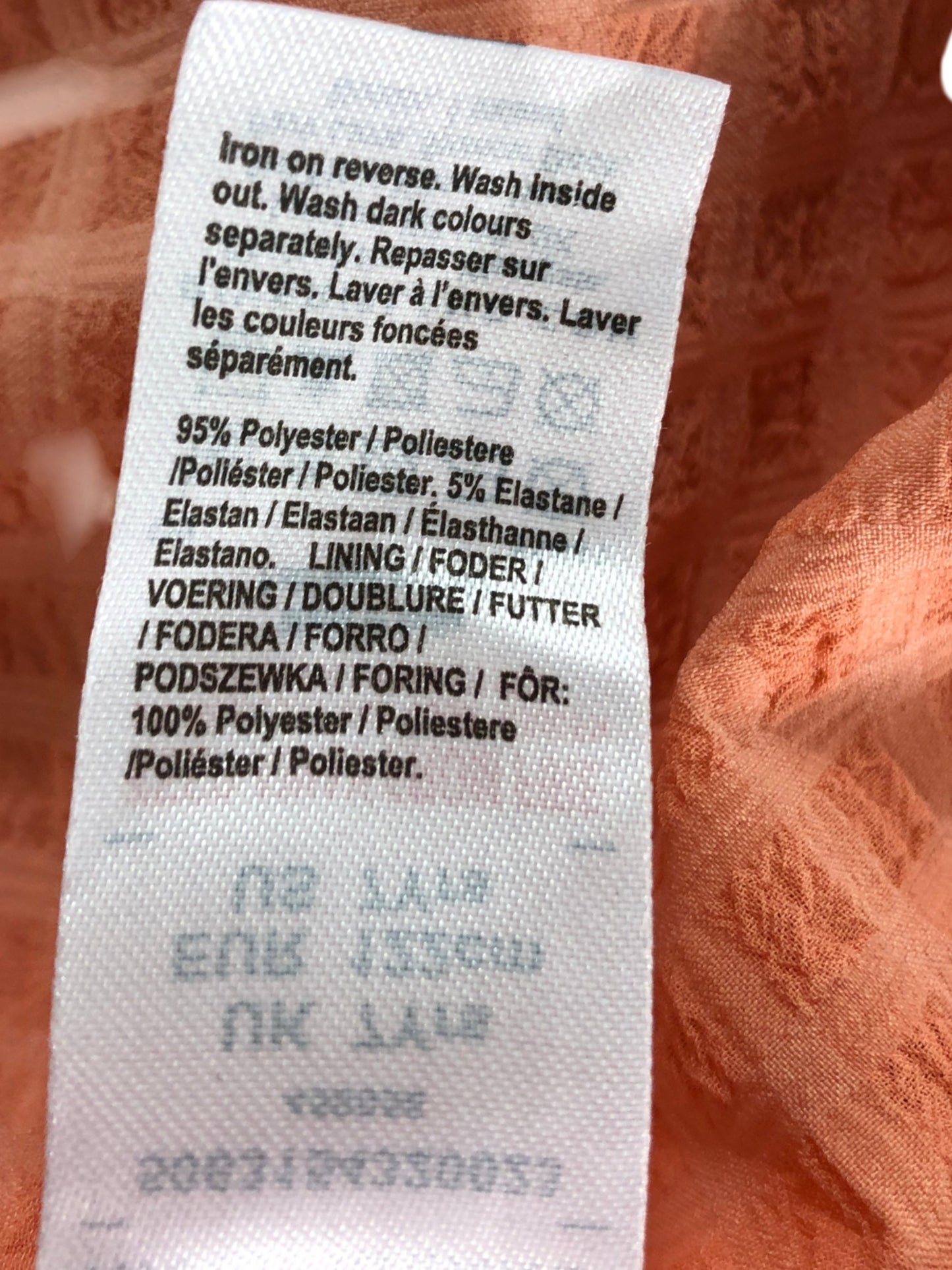 River Island Girls Dress Size 7YRS Pink Summer Casual Cotton Ruffle Sleeves